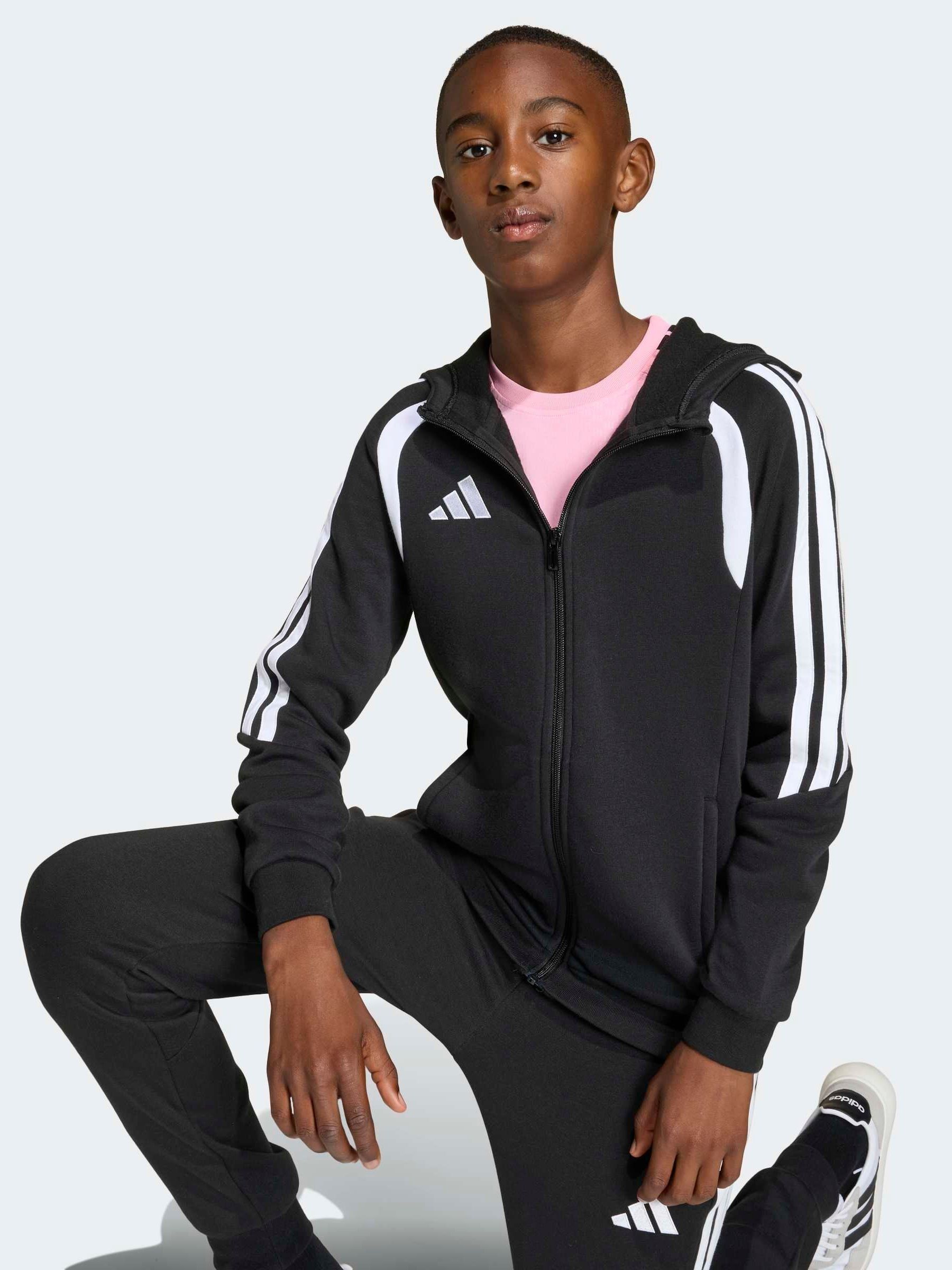 Buy adidas Black 26 League Zip Fleece Hoodie from the Next UK