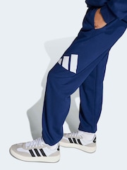 藍色 - adidas Essentials Sweat Top and Joggers Set - 圖片 4，共 8