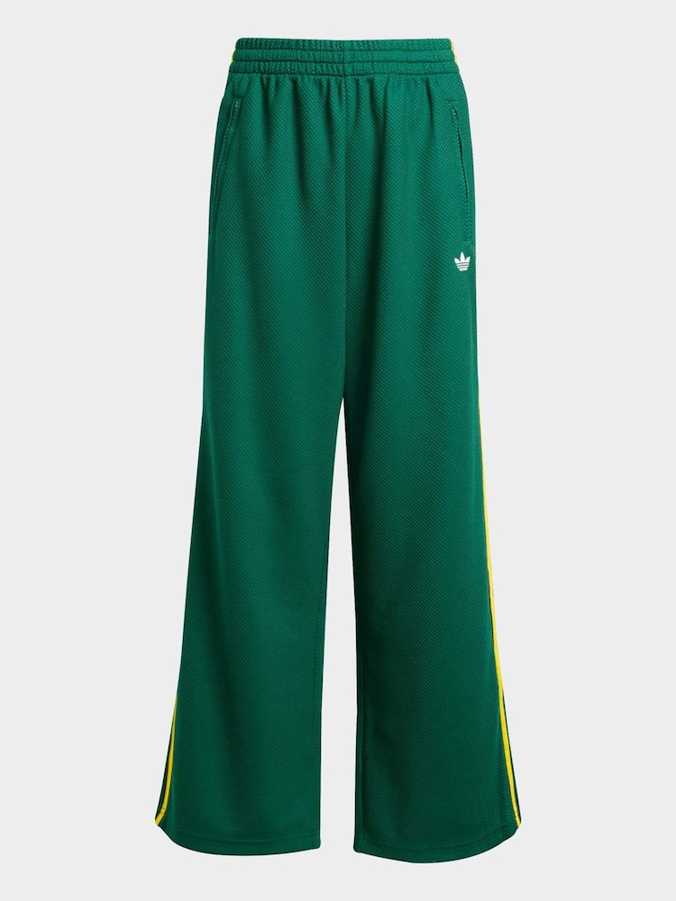 Vert - Pantalons adidas Originals Firebird ample en maille double - Image 5 de 5