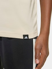 adidas Brown Camo Graphic Print Kids T-Shirt - Image 4 of 5