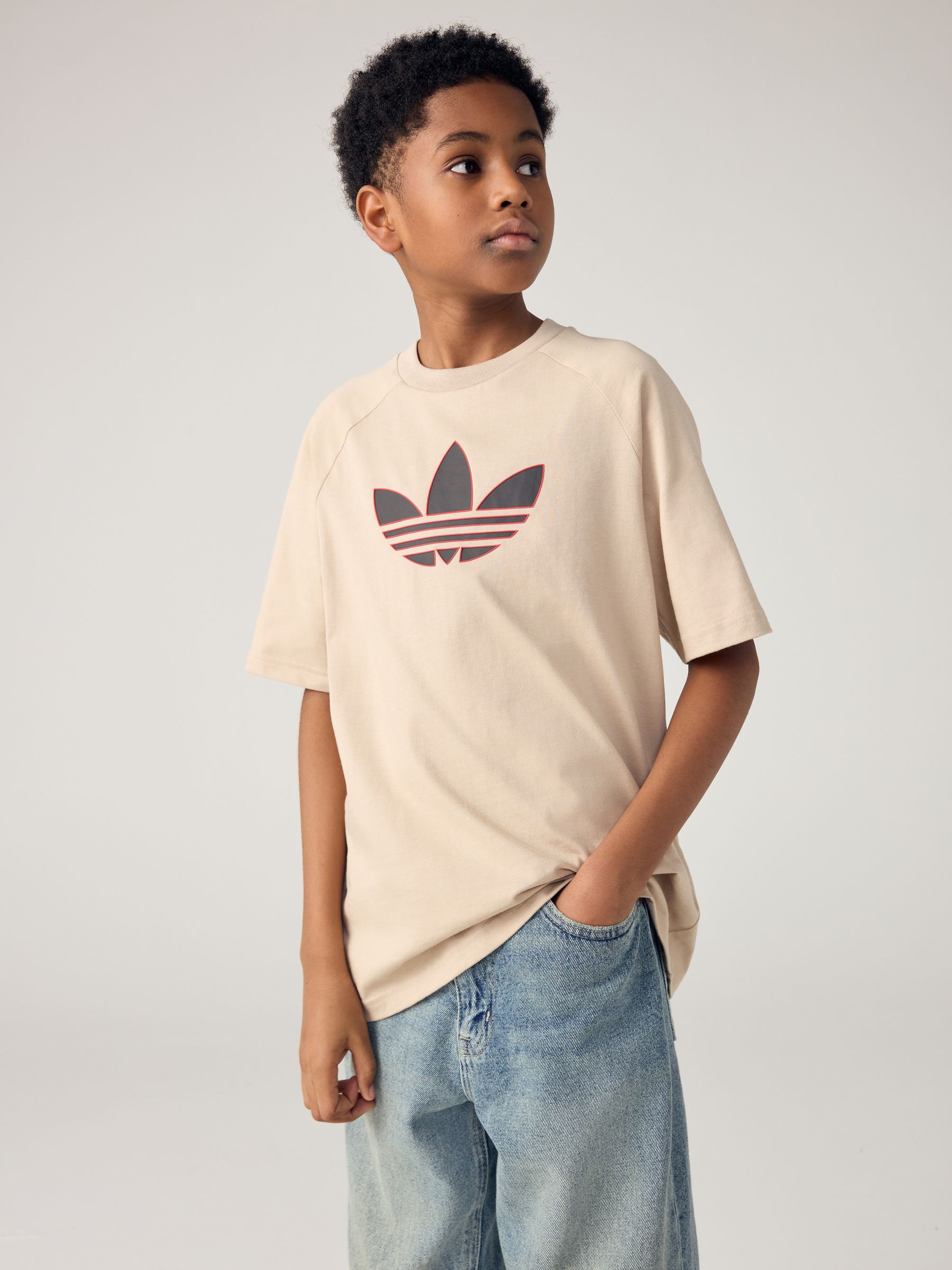 Buy adidas Originals Neutral Trefoil Oversized T-Shirt from Next USA
