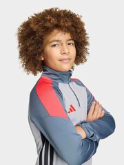 adidas Grey Tiro Essentials Quarter Zip Training Top - Image 4 of 6