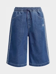 adidas Originals Green Denim Shorts - Image 6 of 6
