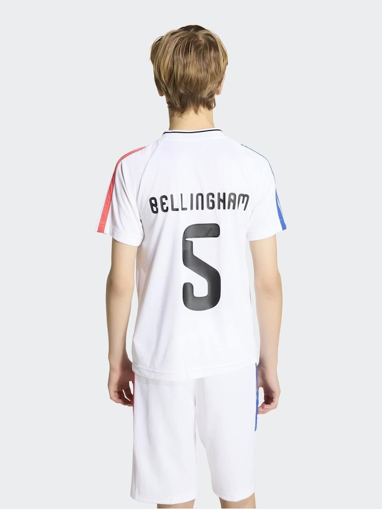 adidas White Jude Bellingham Training Football Shirt - Image 2 of 6