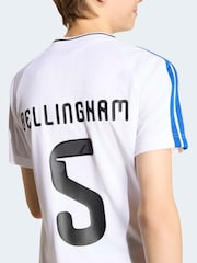 adidas White Jude Bellingham Training Football Shirt - Image 5 of 6