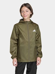 adidas Green Waterproof Kids Rain Jacket - Image 1 of 6