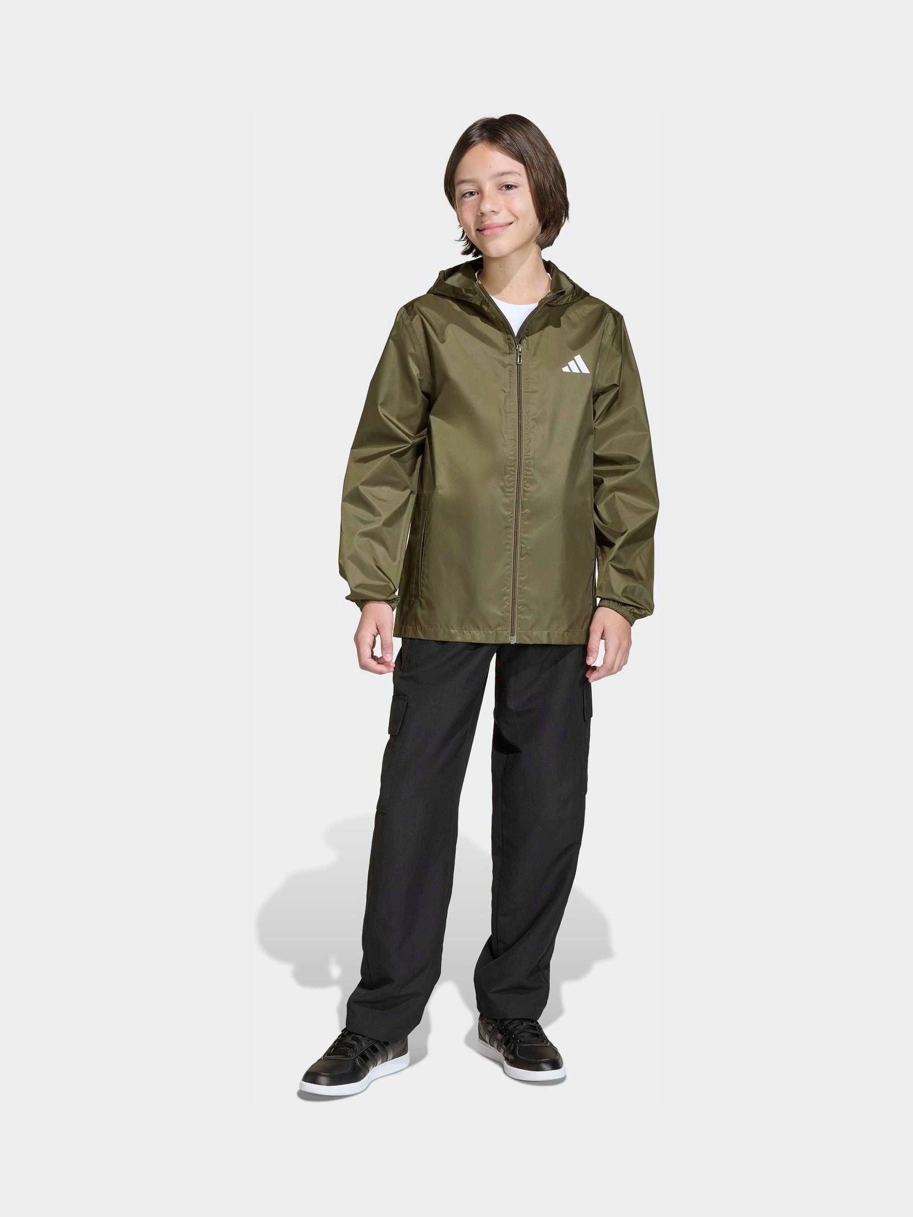 Buy adidas Green Kids Waterproof Hooded Jacket from Next USA