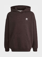adidas Originals Brown Loose Fleece Hoodie - Image 7 of 7