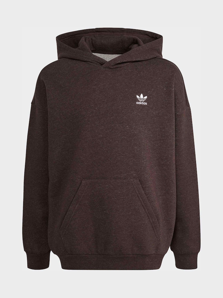 adidas Originals Brown Loose Fleece Hoodie - Image 7 of 7
