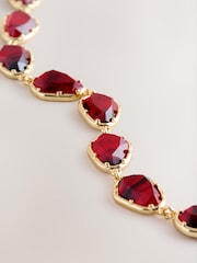 Gold Tone Jewel Stone Bracelet - Image 2 of 5