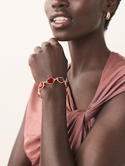 Gold Tone Jewel Stone Bracelet - Image 4 of 5