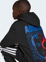 adidas Black Marvel Spider-Man Graphic Hoodie - Image 5 of 6