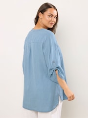 Evans Blue Lyocell Overhead Shirt - Image 2 of 5