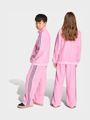 adidas Originals Pink Firebird Loose Double Knit Trousers - Image 1 of 6
