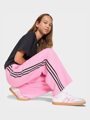adidas Originals Pink Firebird Loose Double Knit Trousers - Image 4 of 6