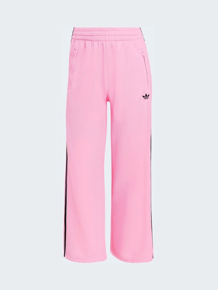 adidas Originals Pink Firebird Loose Double Knit Trousers - Image 6 of 6
