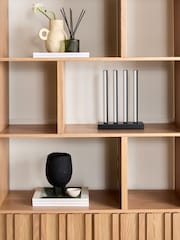 Jasper Conran London Oak Belgrave Shelving Unit - Image 3 of 8