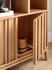 Jasper Conran London Oak Belgrave Shelving Unit - Image 4 of 8