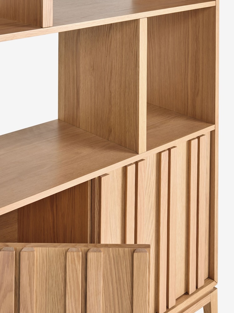 Jasper Conran London Oak Belgrave Shelving Unit - Image 8 of 8