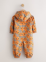 Orange Waterproof Fleece Lined Puddlesuit (3mths-7yrs) - Image 2 of 5