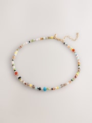 Multicolour Beaded Necklace - Image 3 of 6