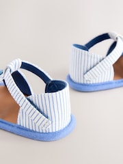 Bleumarin Nautical - Sandale pentru bebeluși cu închidere prin contact (0-2luni) - Imaginea 4 din 5