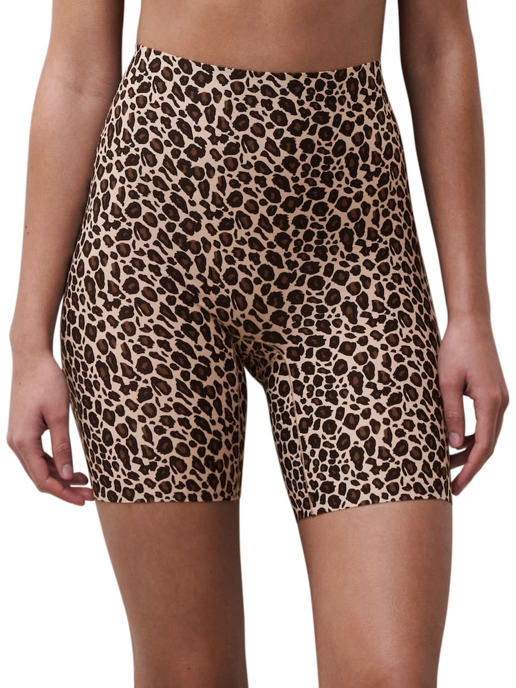 Animal - Chantelle Nahtlose, weiche, mittellange One-Size-Shorts mit hohem Bund und Stretchanteil - Bild 1 von 4 Animal - Chantelle Nahtlose, weiche, mittellange One-Size-Shorts mit hohem Bund und Stretchanteil - Bild 1 von 4