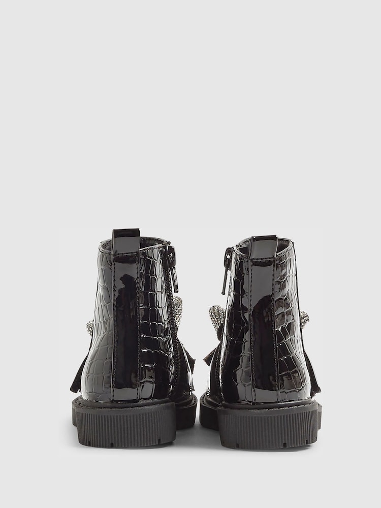 River Island Black Changeable Strap Chelsea Boots - Image 2 of 5 River Island Black Changeable Strap Chelsea Boots - Image 2 of 5