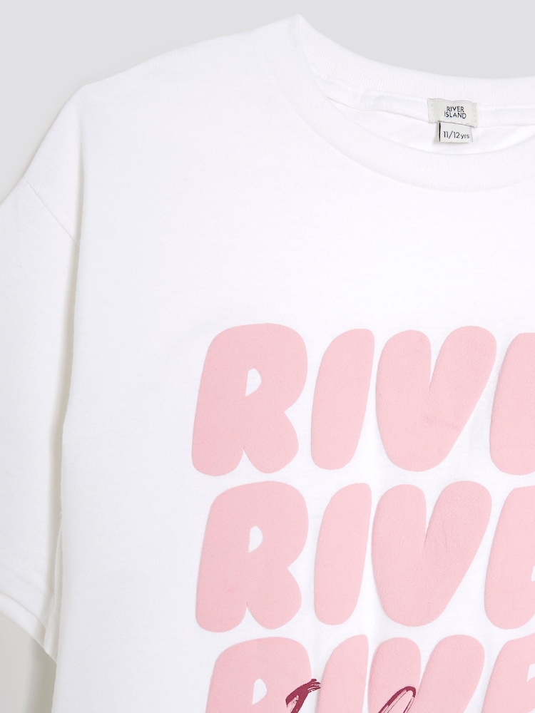 River Island White T-Shirt - Image 2 of 3 River Island White T-Shirt - Image 2 of 3