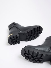 River Island Black Girls Heart Strap Chelsea Boots - Image 4 of 5