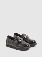 River Island Black Patent Loafers - Image 2 of 5