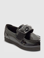 River Island Black Patent Loafers - Image 4 of 5