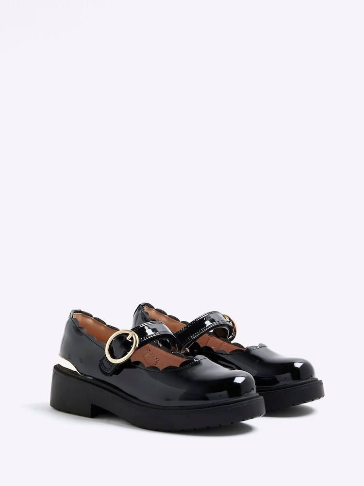 River Island Girls Scalloped Mary Jane Shoes - Bild 2 von 5 River Island Girls Scalloped Mary Jane Shoes - Bild 2 von 5