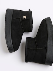 River Island Black Girls Fur Lined Boots - Image 4 of 5