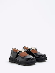River Island Black Girls Multi Strap Mary Jane Shoes - Image 2 of 6