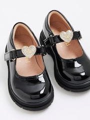 River Island Black Girls Multi Strap Mary Jane Shoes - Image 3 of 6