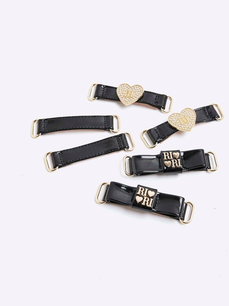 River Island Black Girls Multi Strap Mary Jane Shoes - Image 6 of 6