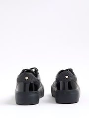 River Island Black Girls Monogram Trainers - Image 3 of 5
