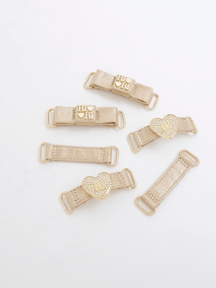 River Island Gold Girls Multi Strap Mary Jane Shoes - Image 6 of 6 River Island Gold Girls Multi Strap Mary Jane Shoes - Image 6 of 6