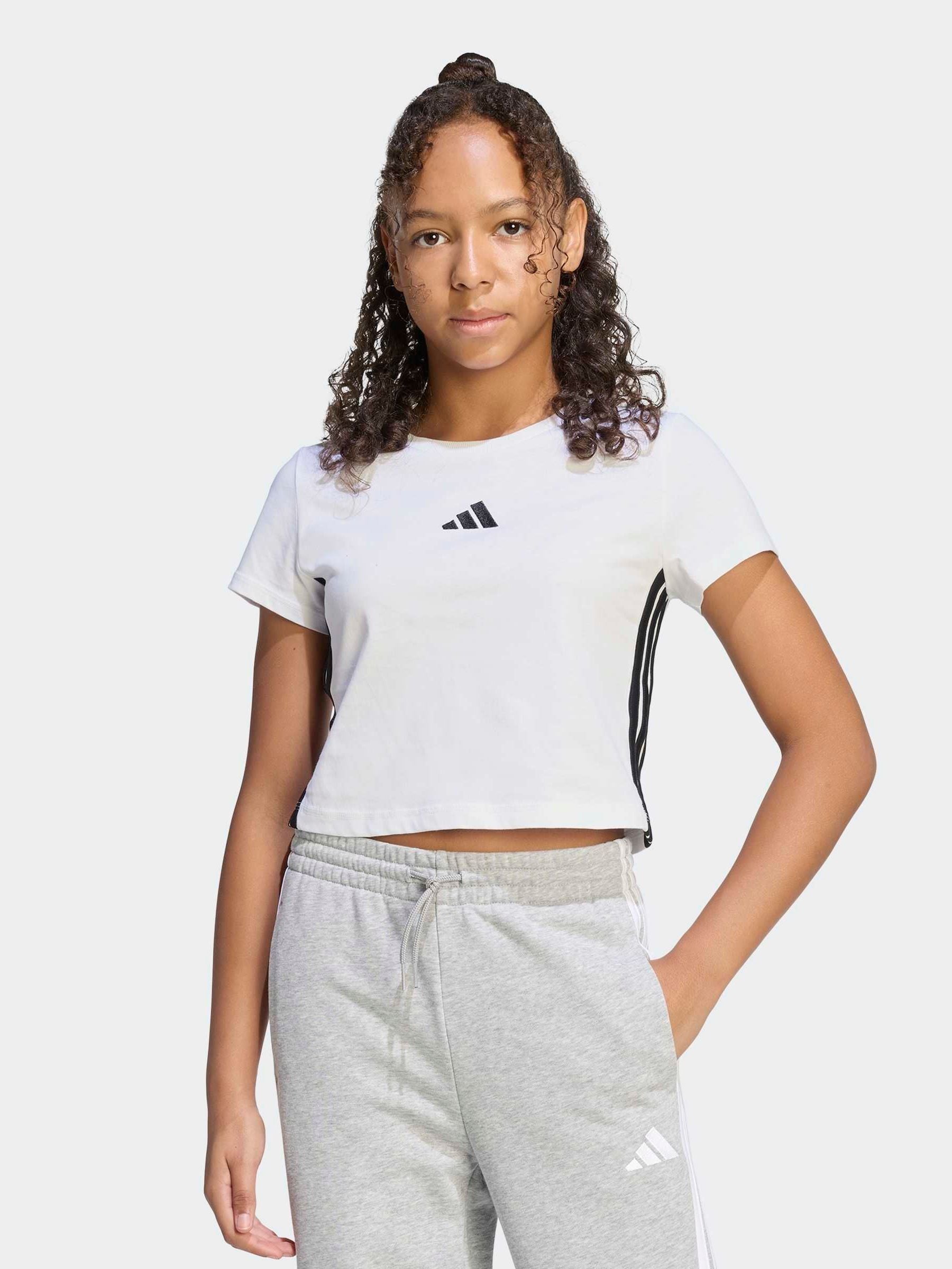 Next：日本 ホワイト - adidas 3 ストライプ Essentials ベビー T