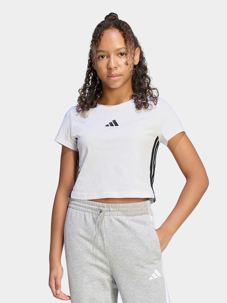 adidas 3-Stripes Essentials Baby T-Shirt - صورة 1 من 6 adidas 3-Stripes Essentials Baby T-Shirt - صورة 1 من 6