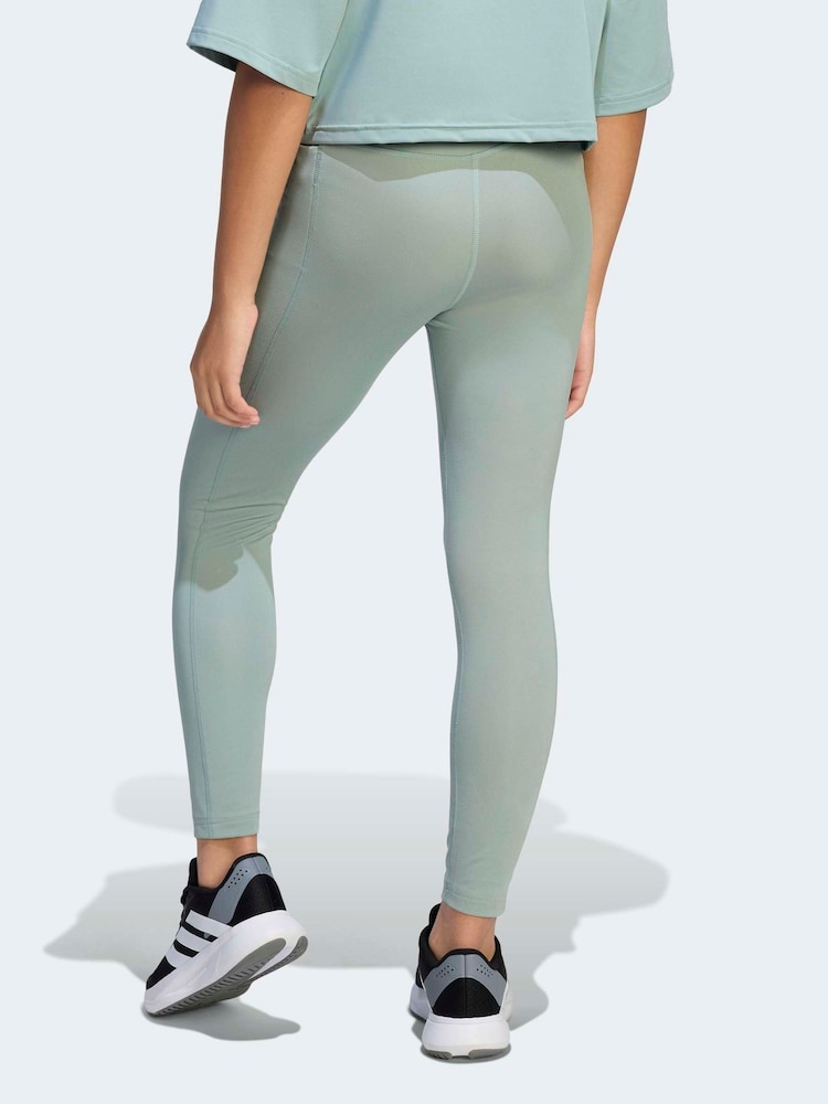 adidas Green Future Icons Climacool 7/8 Leggings - Image 2 of 6