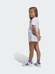 adidas White Disney Minnie Mouse T-Shirt and Shorts Little Kids Set - Image 2 of 8