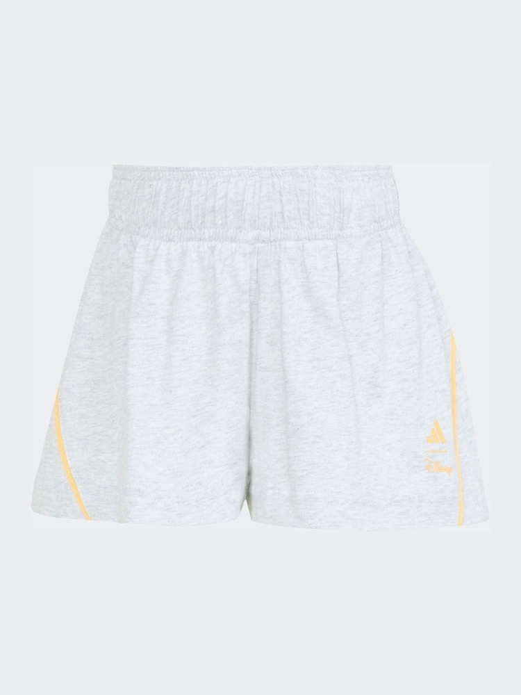 adidas White Disney Minnie Mouse T-Shirt and Shorts Little Kids Set - Image 8 of 8