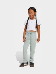 أبيض - adidas 3-Stripes Baby T-Shirt and Jogger Little Kids Set - صورة 1 من 10