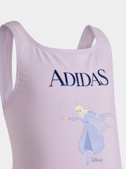 adidas Purple Disney Frozen Little Kids Swimsuit - Image 3 of 5