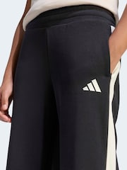 adidas Black Stadium Wide Leg Trousers - Image 4 of 6