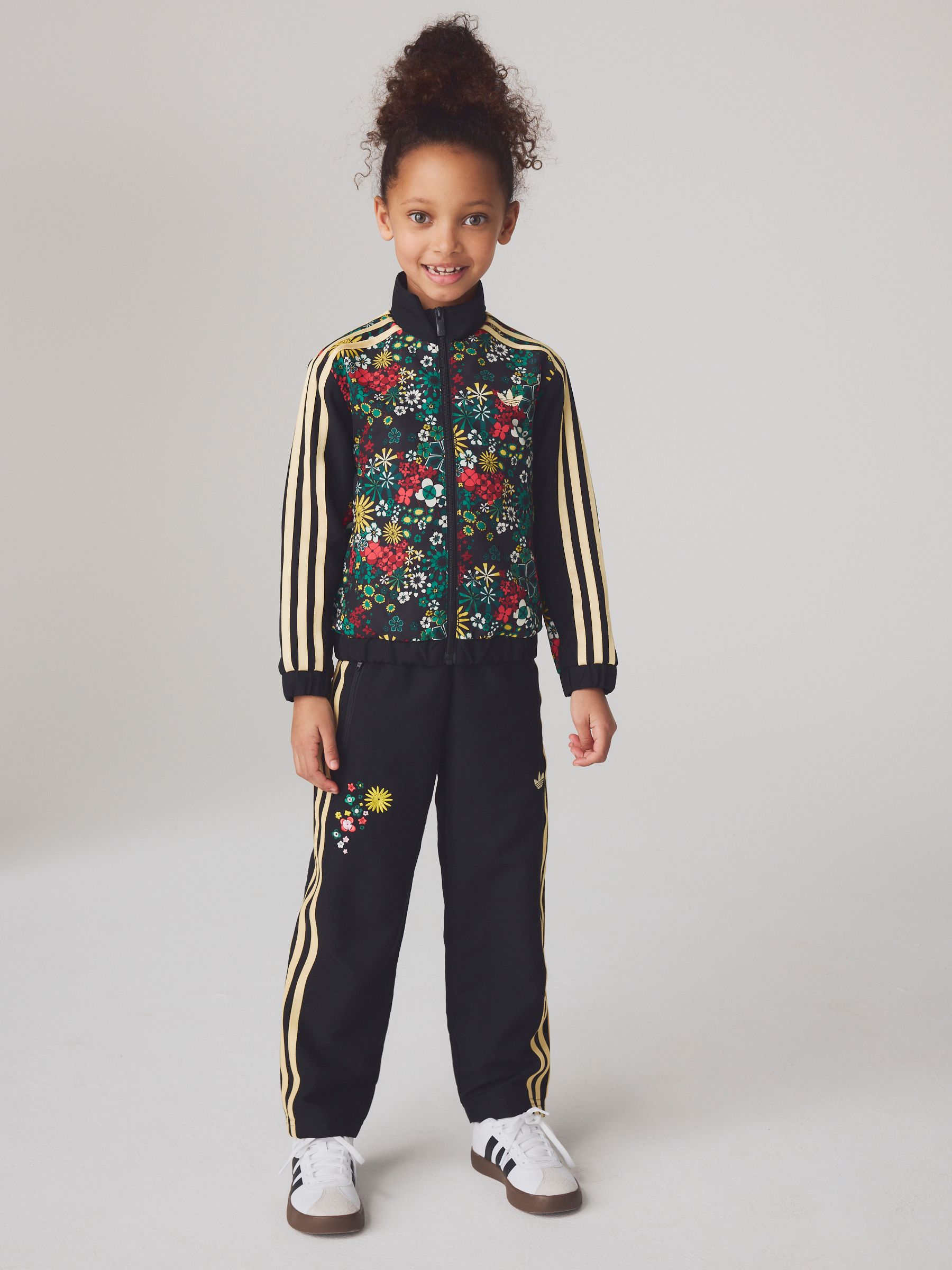 Buy adidas Originals Black x Liberty London Little Kids Tracksuit