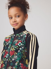 adidas Originals Black Liberty London Little Kids Tracksuit - Image 3 of 8