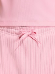 adidas Originals Pink Rib Skirt - Image 4 of 6